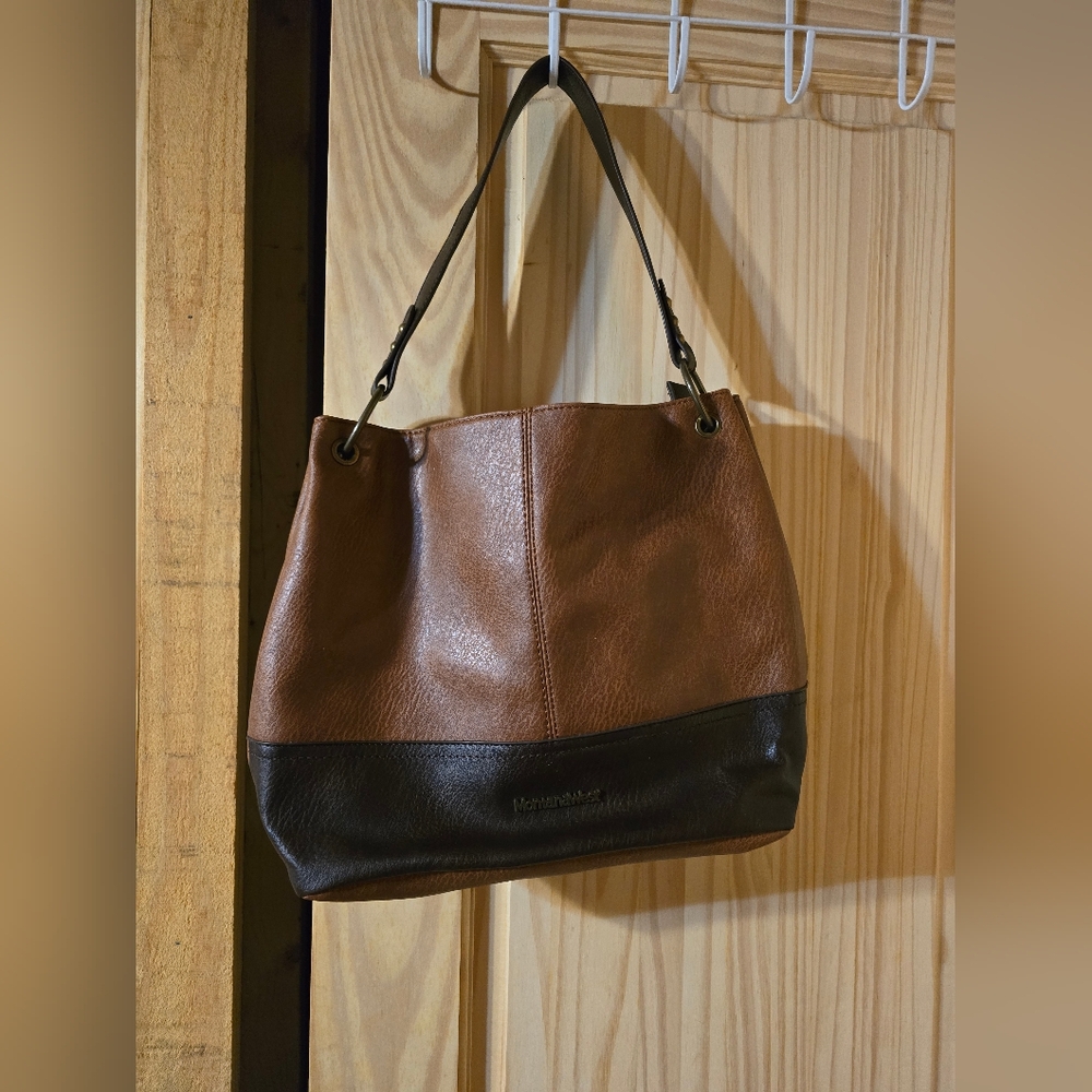 Brown shoulder purse